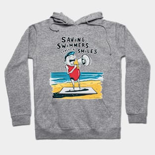 Saving swimmers spreading smiles Hoodie